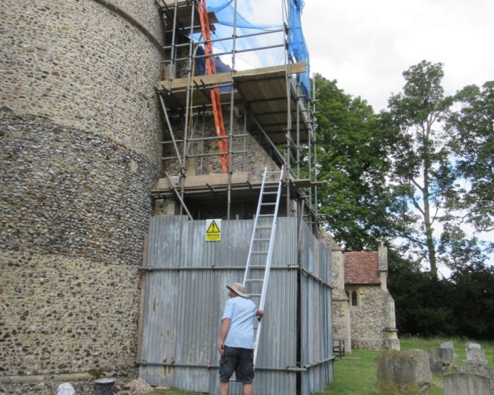 St Mary's Church Bartlow Repair